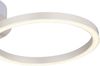 LED Deckenleuchte, Ring Design, silber, L 49 cm Bild 5