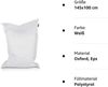 BuBiBag XXL Sitzsack, Outdoor Sitzsäcke für Kinder und Erwachsene, Bodenkissen Beanbag Fatboy wetterfest (Weiß 145x100 cm) Bild 4
