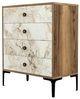 Dmora Kommode Aether 76 x 40 x 90.7h cm Braun 4 Schubladen Bild 3