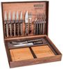 Tramontina 'Jumbo' Grillbesteck-Set mit Koffer, 15-teilig, Edelstahl silber / Holz natur Bild 2