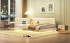 Ball & Cast Polsterbett (140x200 cm) Schlafsofa mit USB-Anschlüssen und Weichen Schutzkanten, Aus Hautsympathischem Stoff Doppelbett, Beige Bild 5