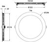 Deko Light LED Panel 16 Einbaustrahler weiß 1150lm 4000K >80 Ra 115° Modern Bild 3