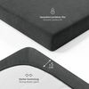 Blumtal® Frottee Spannbettlaken - 2er Set Kuschelig weiches Bettlaken 180x200 cm, Oeko-Tex 100 Zertifiziert, bis 22cm Matratzenhöhe, Anthrazit Bild 3