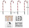 LED-Lichterkette Zuckerstangen 8er-Set Weihnachtsbeleuchtung Weihnachtsdeko Gartenbeleuchtung Gartendeko Winterdekoration Zuckerstange Bild 5