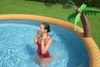 457x84 Design Pool Rund Paradise Palms mit Filterpumpe und Sprinkler Palme Bild 2
