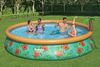 457x84 Design Pool Rund Paradise Palms mit Filterpumpe und Sprinkler Palme Bild 5