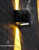 Arnusa LED Außen-Wandleuchte Wandlampe Solarleuchte kabellos hell Außenleuchte Wandleuchte außen, Einstellbarer Lichtkegel, Dämmerungsschalter, LED fest integriert, warmweiß, verstellbarer Lichtkegel einfache Montage Bild 4