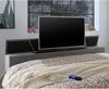 Boxspringbett 'DURAZNO-09' inklusive TV-Halterung und 2 Nachtschränke, dark grey, 180x200 cm Bild 3