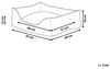 Tierbett IZMIR Samtstoff Blau Bild 3