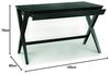 Schreibtisch mit Schublade, schwarz, 75 x 120 x 60 cm Bild 3