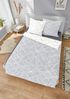 Dormisette Biber Bettwäsche 2tlg grau Silber 65101-08 | Bettwäsche-Set aus 100% Baumwolle | 2 teilige Wende-Bettwäsche 135x200 cm & Kissen 80x80 cm | Geometrisches Muster Bild 2