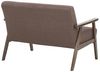 Beliani 'Asnes' 2-Sitzer Sofa Polsterbezug braun Bild 5