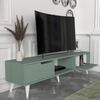 Fernsehschrank Kullila 160x35x40 cm Grün/Weiß [en. casa] Bild 4