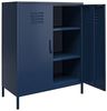 loft24 Mehrzweckschrank Bradford Spind Schrank aus Metall, 2 Türen Bild 4