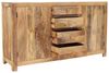 Kommode Hina 160x90x45 aus Mangoholz Bild 2