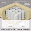 HOMCOM Sessel Einzelsessel, Akzentsessel mit Tufting Holzfüße (Ohrensessel, 1-St, Relaxsessel), für Wohnzimmer, Grau Bild 5