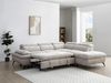 Vente-unique - Ecksofa mit Schlaffunktion - Ecke rechts - Strukturstoff - Beige - SURDELI Bild 2