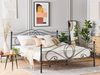 Metallbett schwarz Lattenrost 180x200 cm LYRA Bild 2