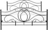 Metallbett schwarz Lattenrost 180x200 cm LYRA Bild 4