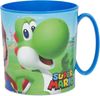 Super Mario Becher Mikrowellengeeigneter Kunststoffbecher 390 ml – Motivbecher für Kinder Bild 3