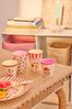 Rice - Melamine Cups with Fun Fair Prints - Pink - Small Bild 2