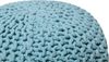 Pouf hellblau ⌀ 40 cm CONRAD Bild 4