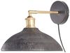 Wandlampe YERALA verstellbar Mango Holz Schwarz Bild 5