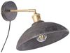 Wandlampe YERALA verstellbar Mango Holz Schwarz Bild 4