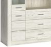 Lomadox Highboard INGENIO-161, Kommode Hochkommode Sideboard Anrichte modern in Esche weiß Bild 4