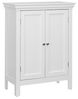 Teamson Home Stratford Badezimmerbodenschrank weiße ELG-676 mit 2 Regalen Bild 1