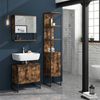 Badschrank Fyrk Antikholz 33 x 185 cm Vicco Bild 2