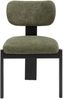 Vente-unique - WILANA Stuhl Stoff Grün - B 60 cm x H 85 cm x L 56 cm Bild 3