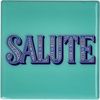 Gift Company Love Tiles Untersetzer Motiv: Salute türkis Bild 1