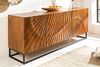 riess-ambiente Sideboard SCORPION 180cm braun / schwarz (Einzelartikel, 1 St), Massivholz · Metall · Kommode · 3D Schnitzereien · Wohnzimmer Bild 2