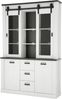 Lomadox Buffet SHELTON-61 Pinie weiß Nb. mit anthrazit 133/201/38 cm Bild 4