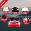 Coemo Autobett DREAM RACER (Spielbett mit Spoiler), Rot Kinderbett 90x200 Sportsitz Rückenpolster, Lattenrost LED-Licht Bild 4