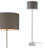 Lux.pro 'Coimbra' Stehleuchte, Metall / Stoff grau, Höhe 151 cm Bild 2