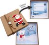 ZauberDeko Geschenkbox Geldgeschenk Verpackung Weihnachten Weihnachtsmann Schlittschuh Eisbär Bild 2