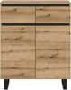 Kommode >Tomasa< in Evoke Oak - 80x99x36cm (BxHxT) Bild 4