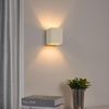 Qazqa Wandleuchte Sola, ohne Leuchtmittel, Extra-Warmweiß, QAZQA Wand­leuchte, g9, Beige, Aluminium, Modern Bild 2