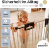 Geuther Türschutzgitter 'Easylock Plus' zum Klemmen für Öffnungen, Metall, Weiß, 168,5 cm - 176,5 cm Bild 4