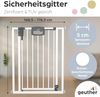 Geuther Türschutzgitter 'Easylock Plus' zum Klemmen für Öffnungen, Metall, Weiß, 168,5 cm - 176,5 cm Bild 3