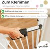 Geuther Türschutzgitter 'Easylock Plus' zum Klemmen für Öffnungen, Metall, Weiß, 168,5 cm - 176,5 cm Bild 2