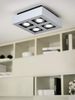 Eglo 91355 Aufbauleuchte LED LOKE 1 alu-gebürstet, chrom, schwarz, GU10 max. 4X5W Bild 2