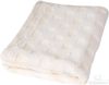 Babydecke 100x75 cm sehr weich Öko-Tex 100 Fleecedecke (Weiß mit Punkten) Bild 4