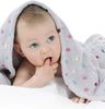 Babydecke 100x75 cm sehr weich Öko-Tex 100 Fleecedecke (Weiß mit Punkten) Bild 2