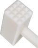FMprofessional Fleischklopfer, hochwertiger Fleischhammer aus Kunststoff, robuster Schnitzelklopfer (Farbe: weiß, Maße: 31 x 10,5 x 5 cm) - spülmaschinengeeignet, Menge: 1 Stück Bild 4