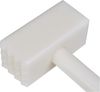 FMprofessional Fleischklopfer, hochwertiger Fleischhammer aus Kunststoff, robuster Schnitzelklopfer (Farbe: weiß, Maße: 31 x 10,5 x 5 cm) - spülmaschinengeeignet, Menge: 1 Stück Bild 2