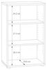 FORTE Tempra2 Regal, Holzwerkstoff, Beige, 54 x 85,5 x 34,8 cm Bild 5