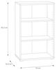 FORTE Tempra2 Regal, Holzwerkstoff, Beige, 54 x 85,5 x 34,8 cm Bild 2